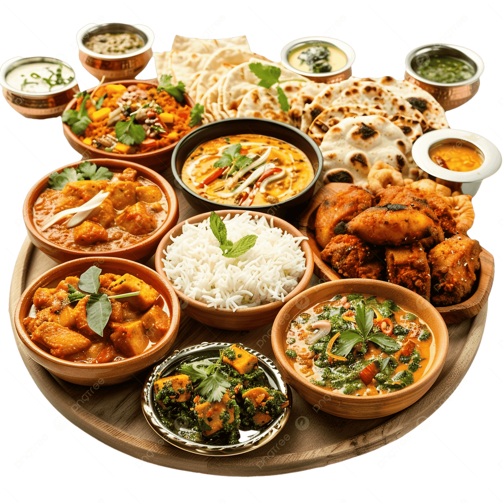 pngtree indian cuisine dishes and snacks png image_15604200
